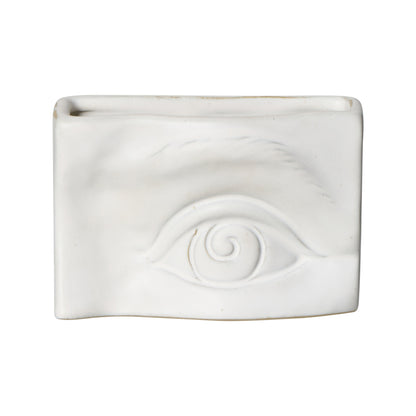 Amalfi Enora Eye Trinket Vase Off White
