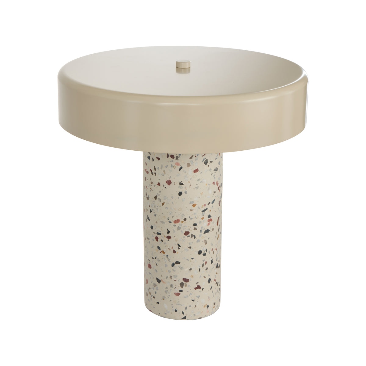 Amalfi Dario Terrazzo Table Lamp Multi-Coloured &amp; White