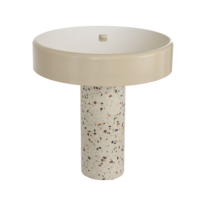 Amalfi Dario Terrazzo Table Lamp Multi-Coloured &amp; White