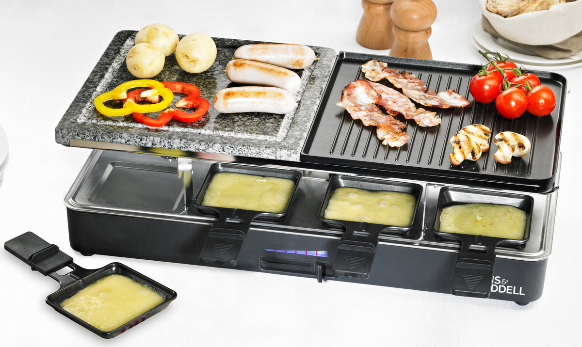 Davis &amp; Waddell 8 Person Electric Party Grill Black