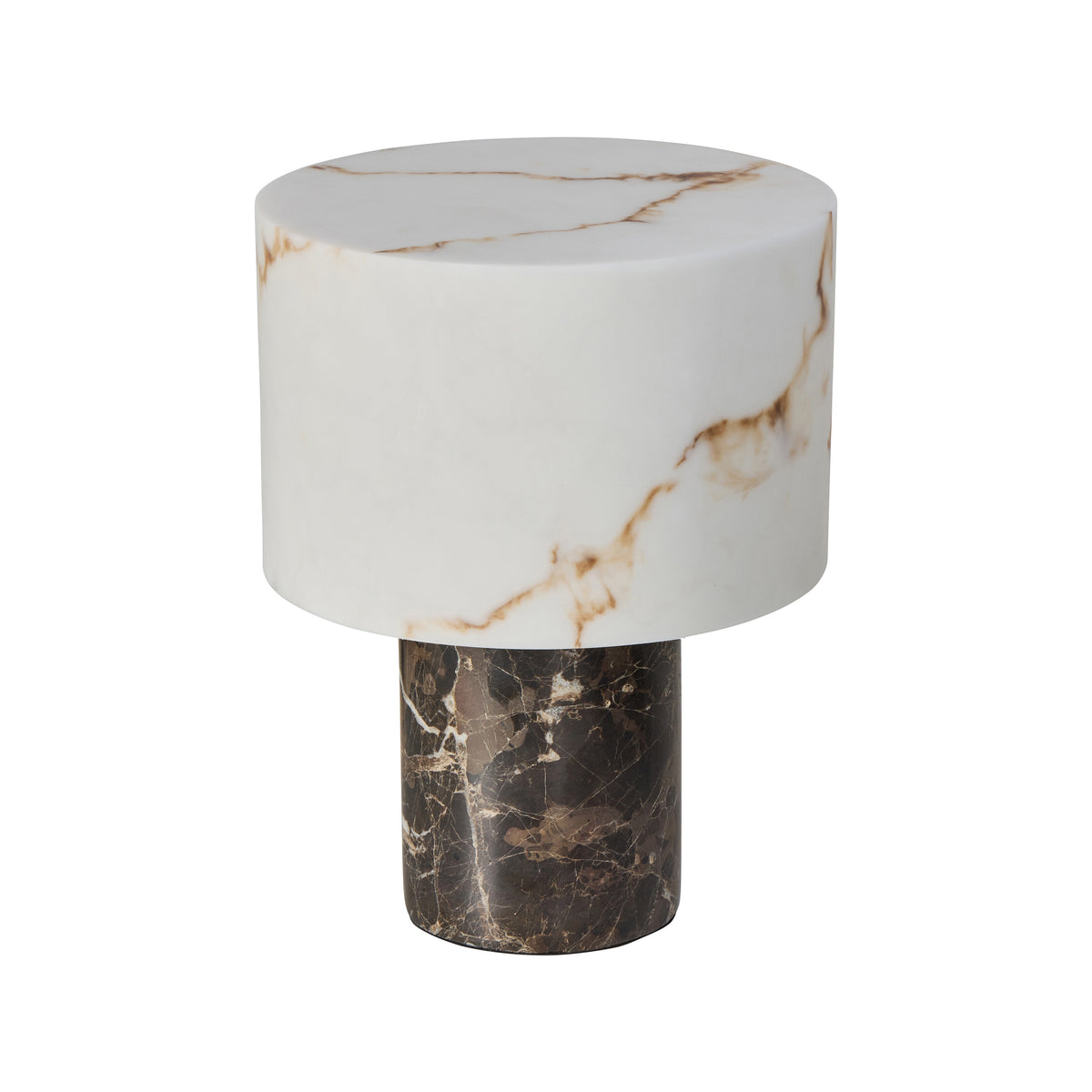 Amalfi Kian Table Lamp Brown &amp; White