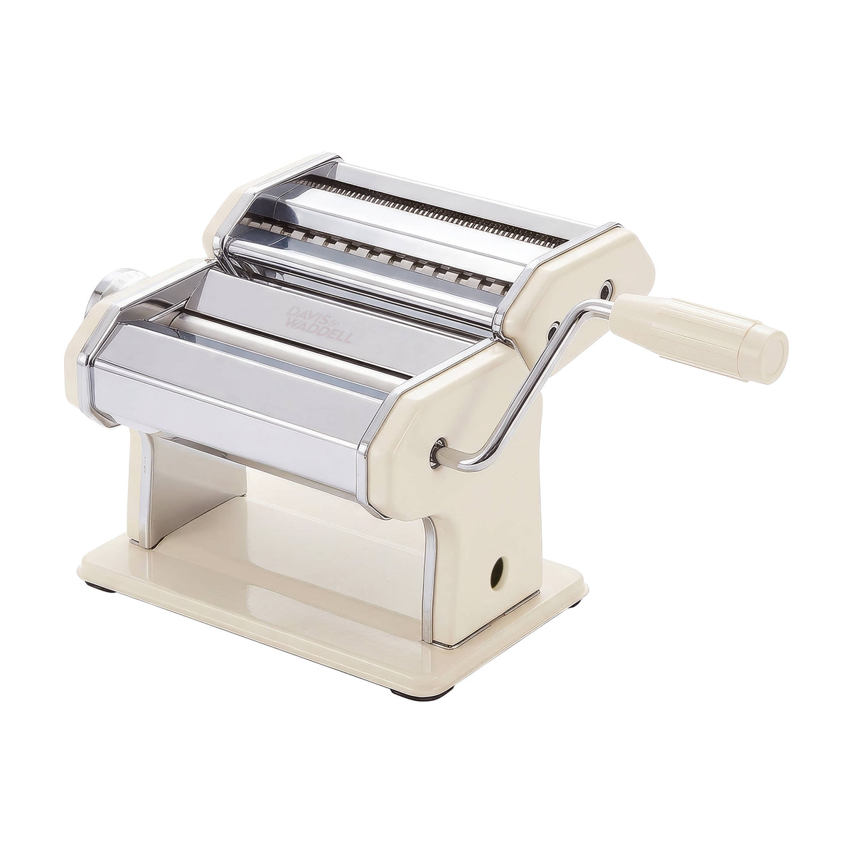 Davis &amp; Waddell Extra Wide Pasta Maker Stainless Steel &amp; Cream