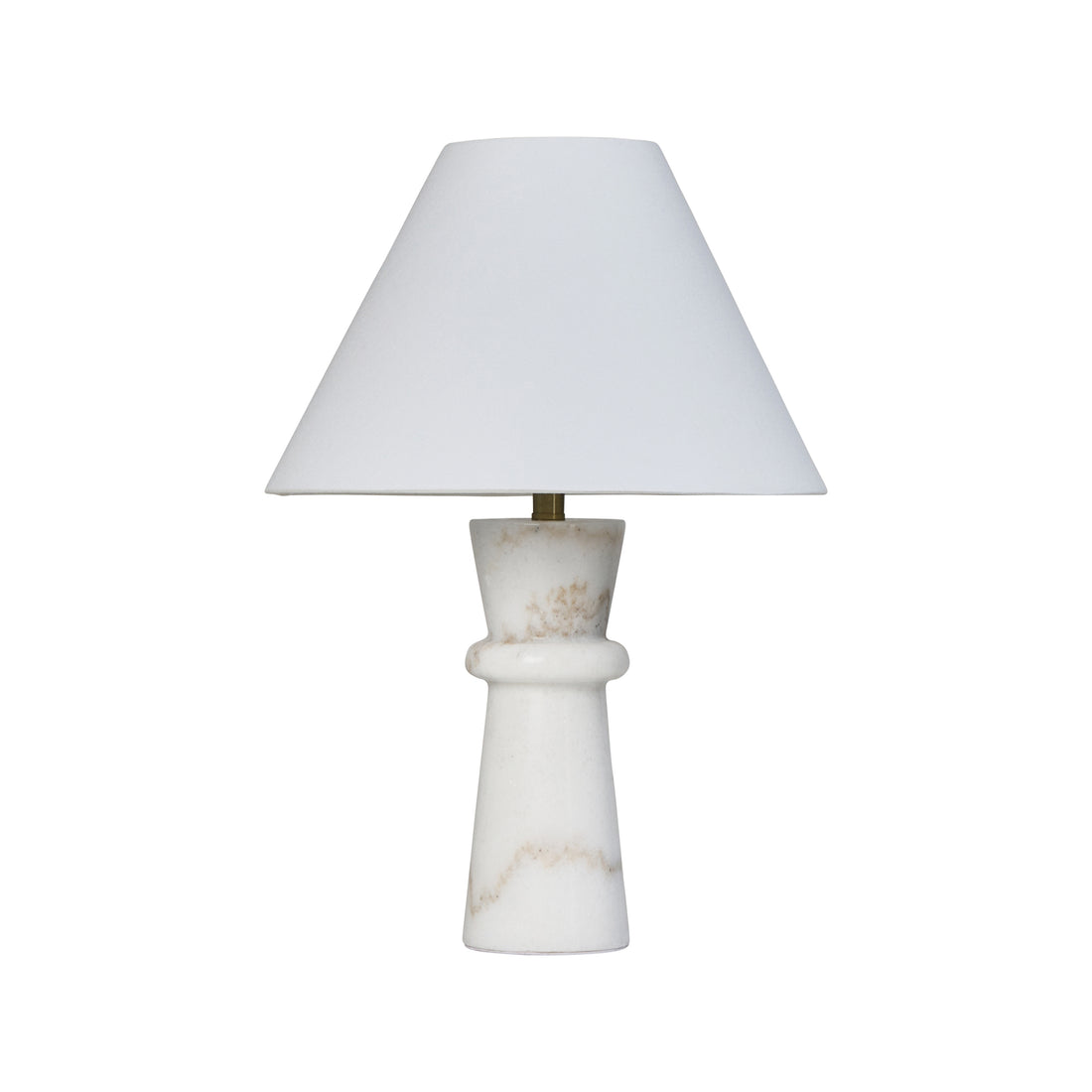 Amalfi Violet Table Lamp White