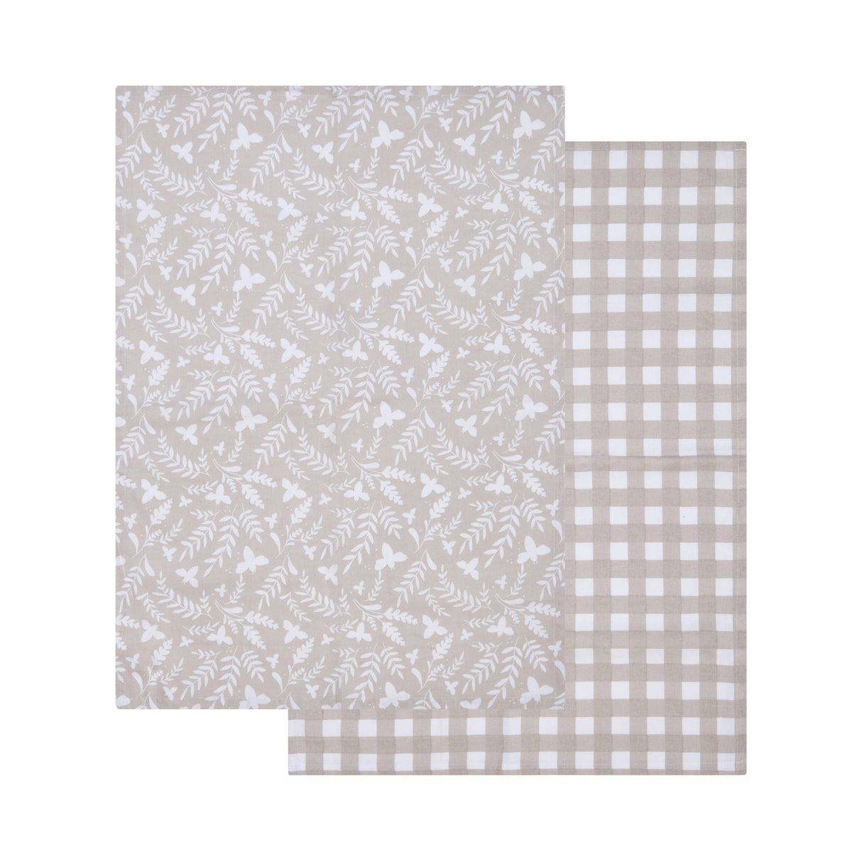 Davis &amp; Waddell Wildflower &amp; Hive Tea Towel 2pcs Set Multi-Coloured