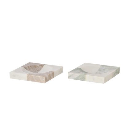 Amalfi Sachi Check Dish White &amp; Onxy