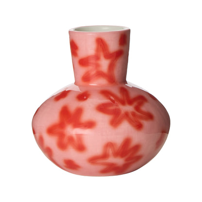 Emporium Haze Vase Collection Pink &amp; Red