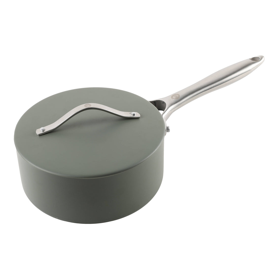 MasterChef Sage Elementa Saucepan with Lid Sage &amp; Cream