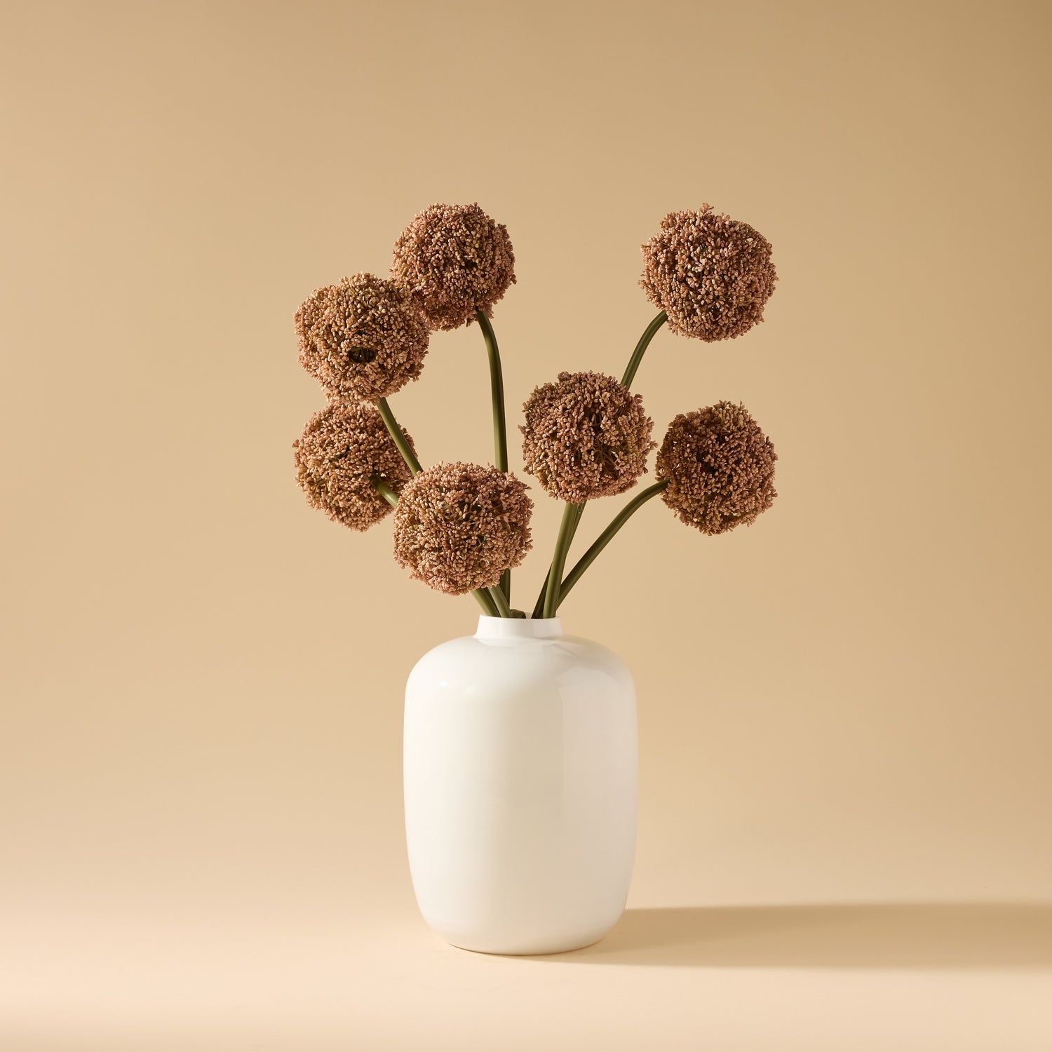Faux Allium Stem | Pink -  76cm