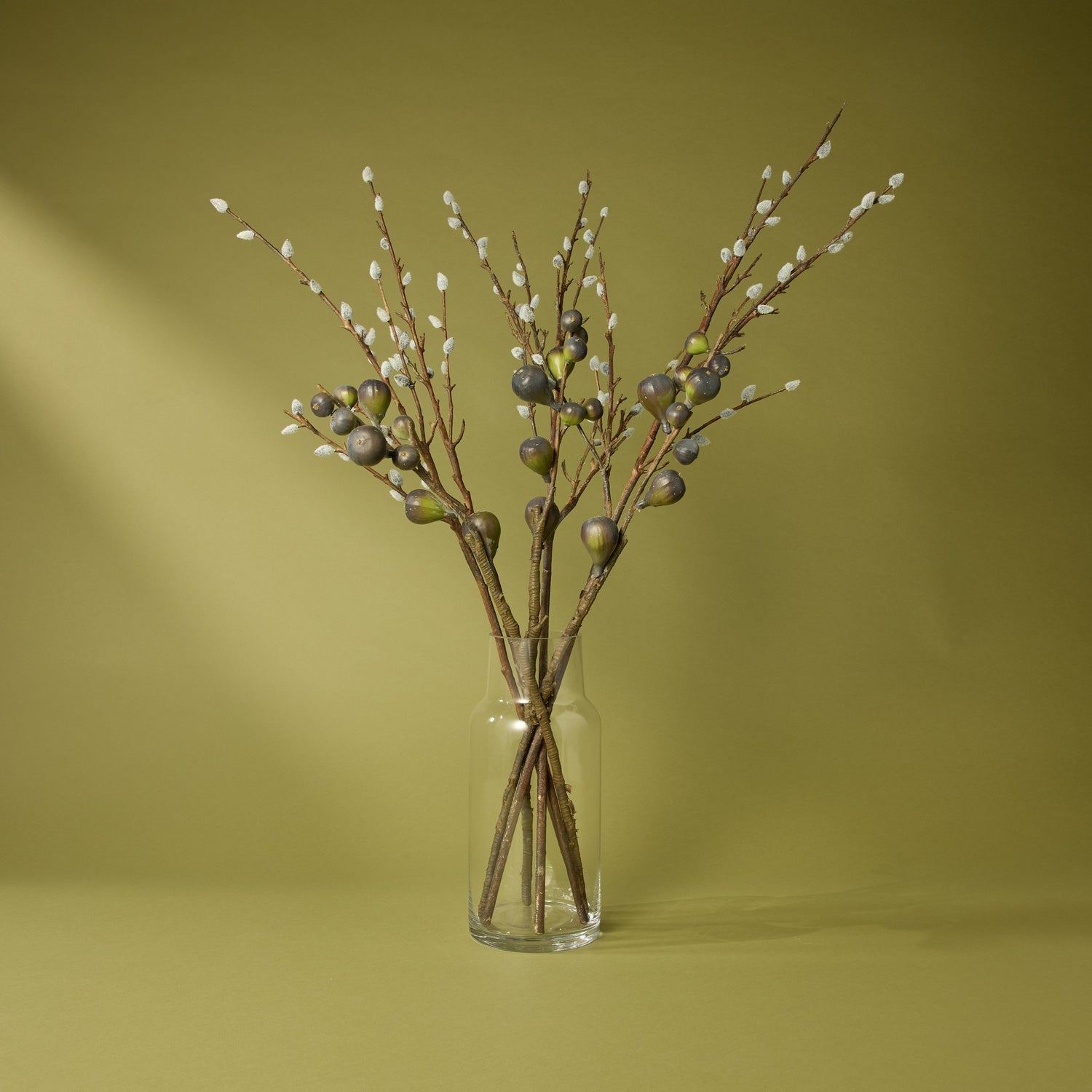 Faux Wild Fig Spray | Burgundy - 70cm