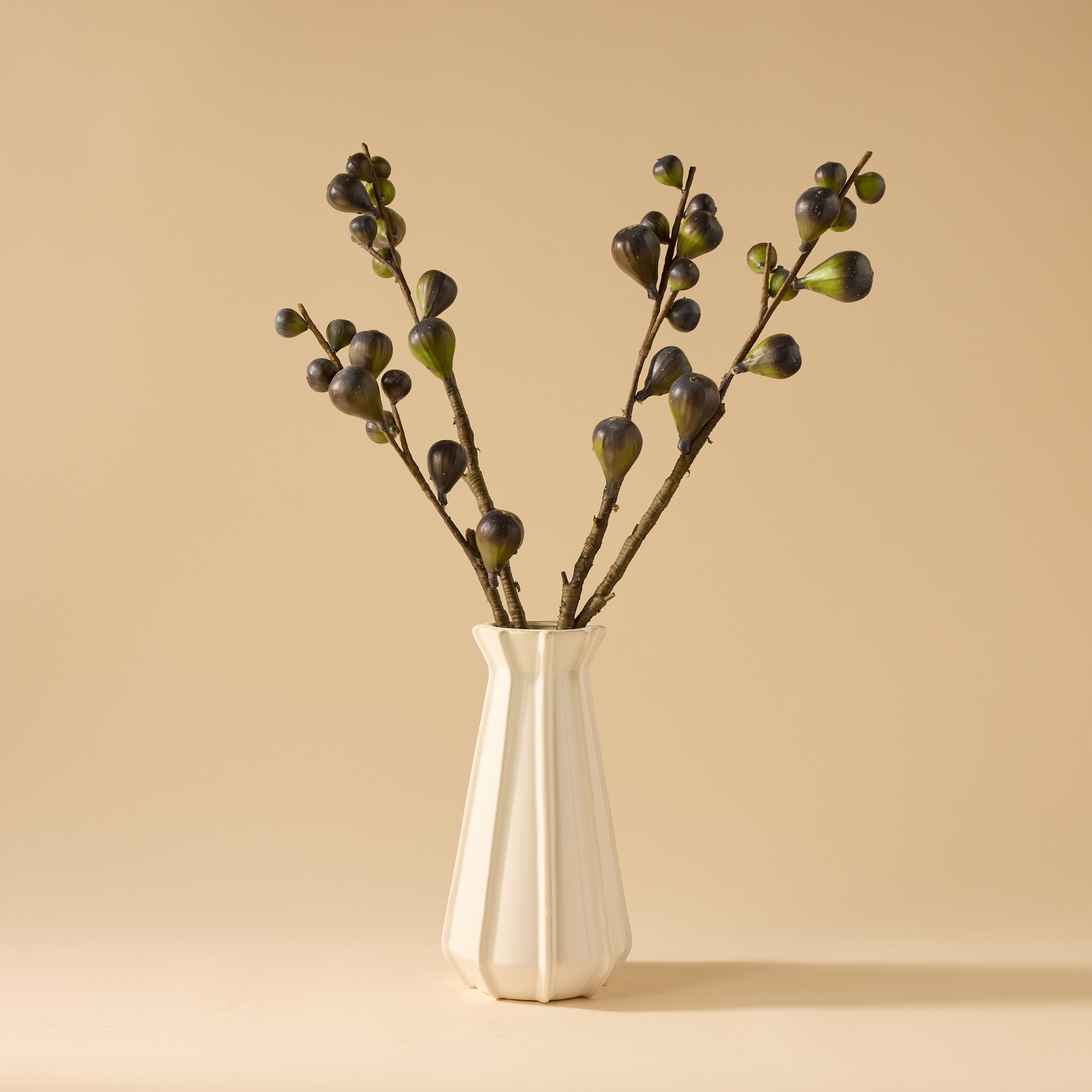 Faux Wild Fig Spray | Burgundy - 70cm