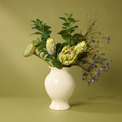 Faux King Protea Stem | Green - 60cm