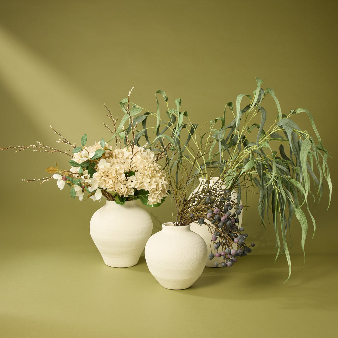Kamari Vase | White - 25cm