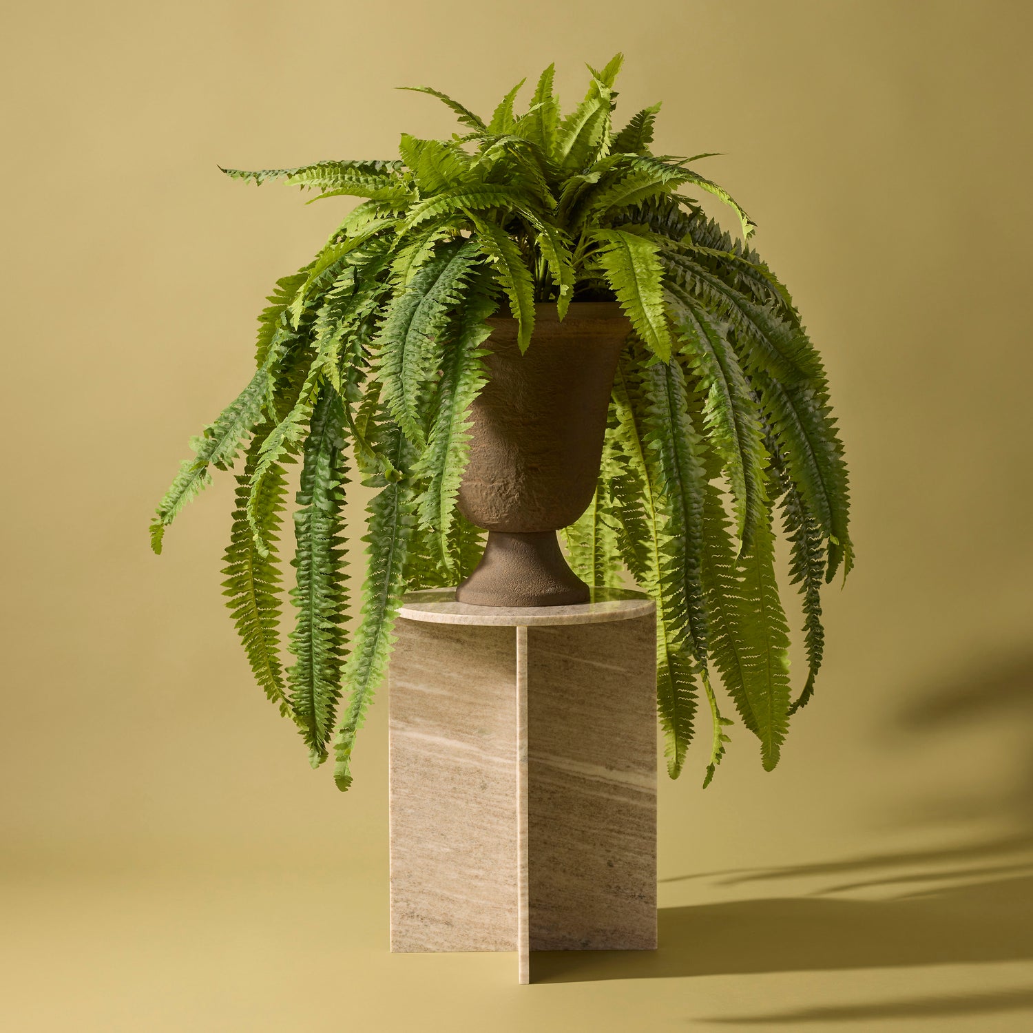 Faux Boston Fern - Vintage Urn | 86cm