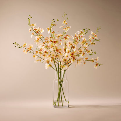 Faux Dancing Orchids -  Rachel Vase | Cream - 57cm