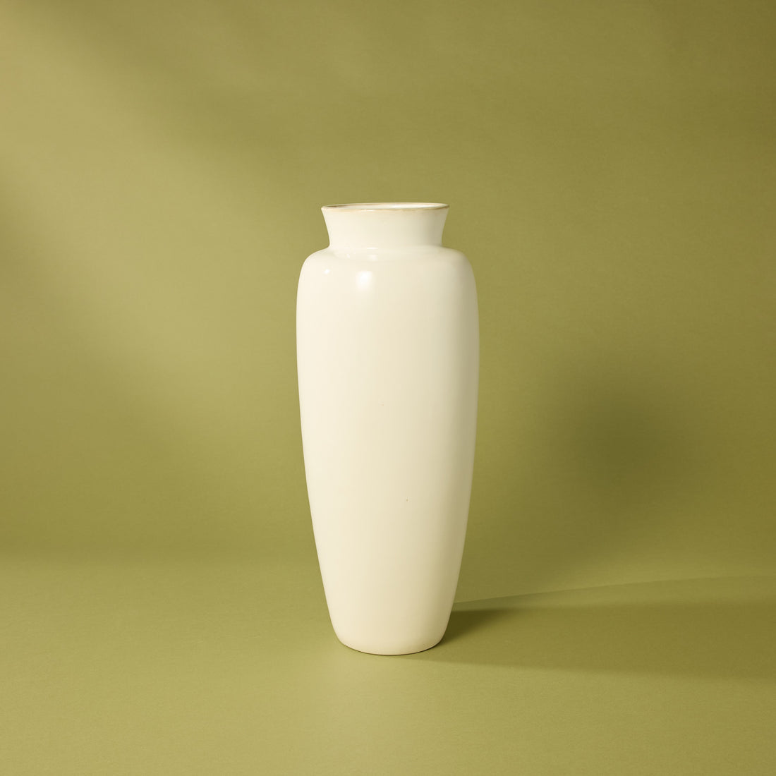 Ceramic Provincial Gloss Vessel | White - 48cm