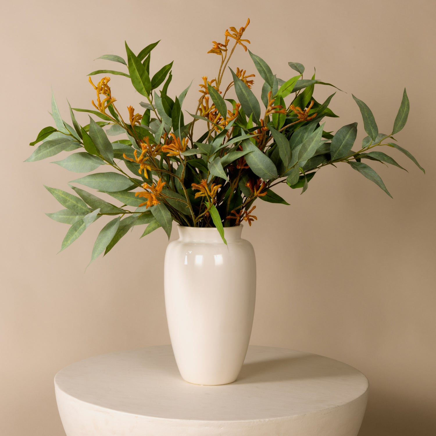 Kangaroo Paw Bouquet - Ceramic Vase | Three Birds Set