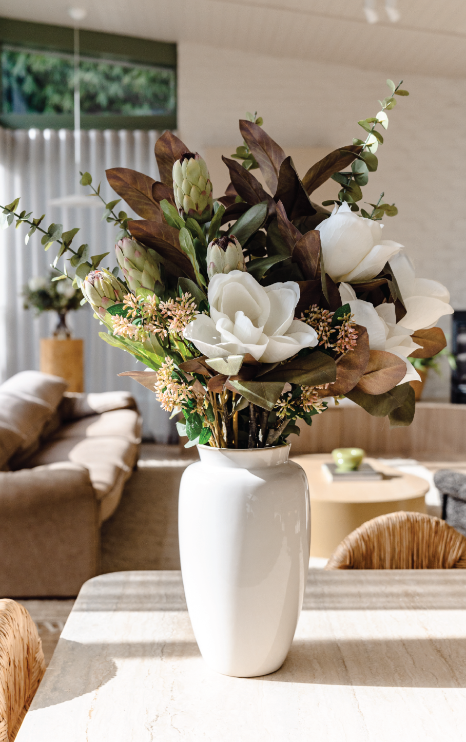 Magnolia &amp; Australis Protea Stem Set