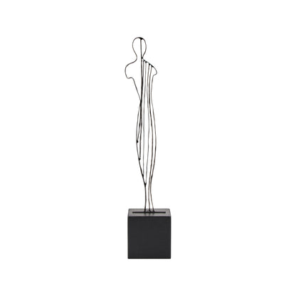 Amalfi Silhouette Sculpture Black