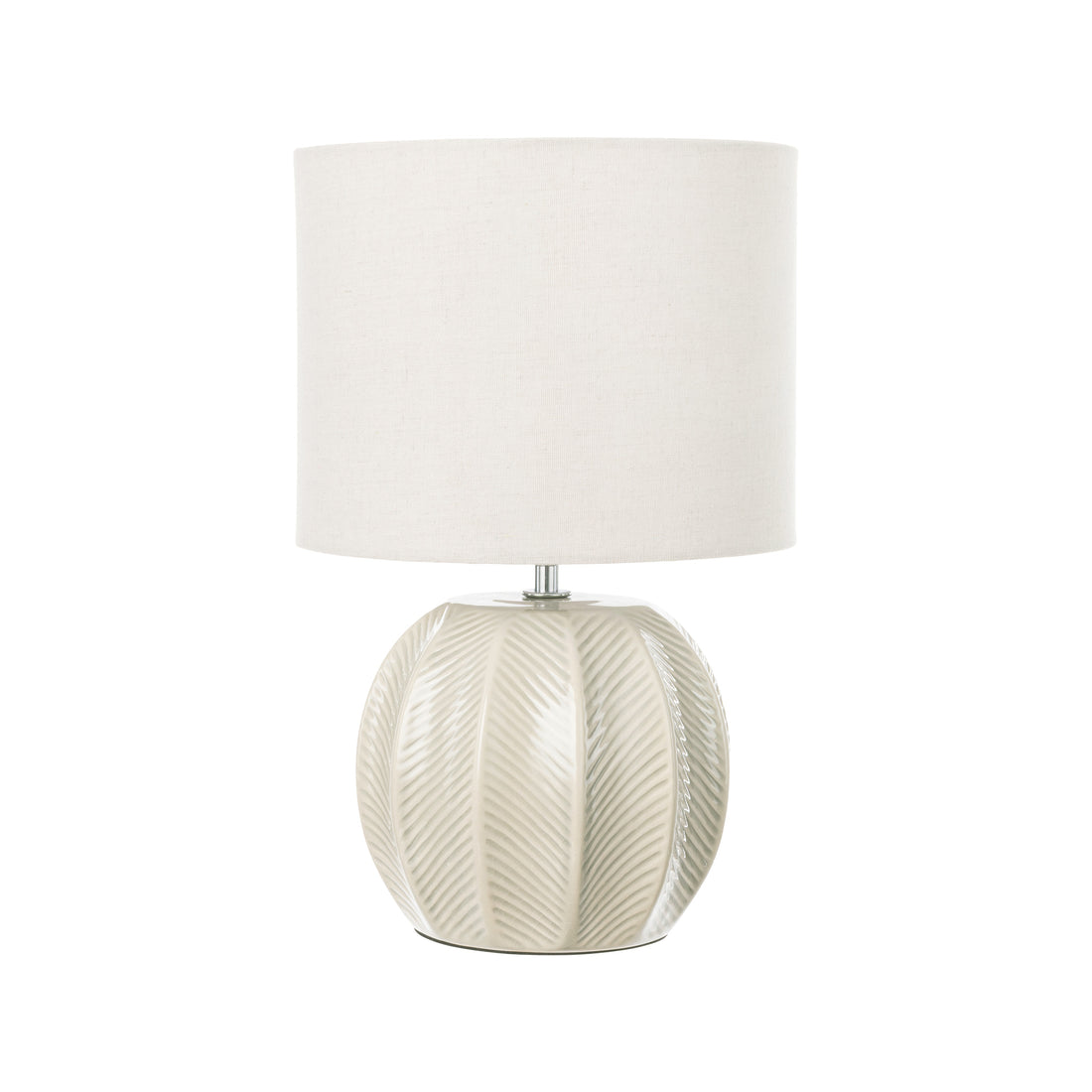 Amalfi Willa Ceramic Table Lamp Taupe &amp; Light Green