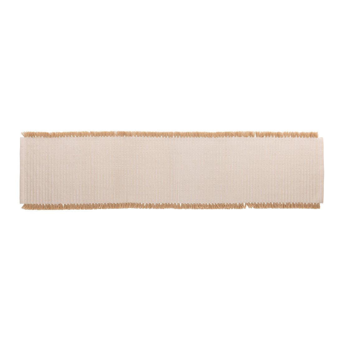 Amalfi Isla Fringe Table Runner Natural