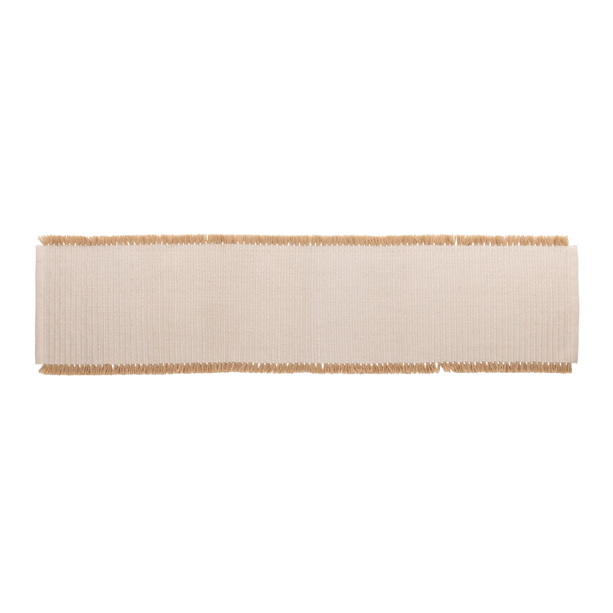Amalfi Isla Fringe Table Runner Natural