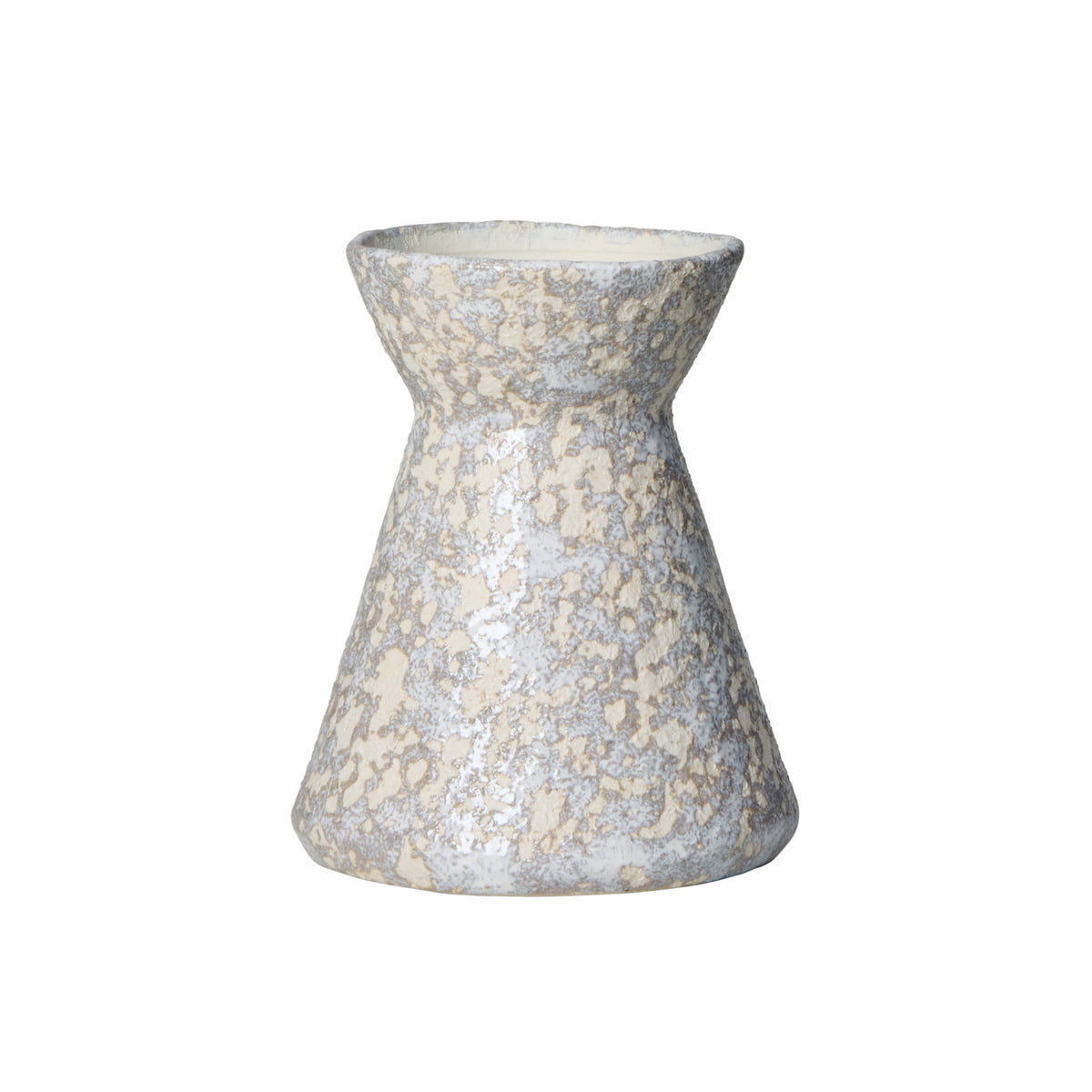 Amalfi Ovie Vase  Reactive Off White