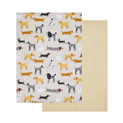 Davis &amp; Waddell Pawfect Tea Towel 2pcs Set Multi-Coloured