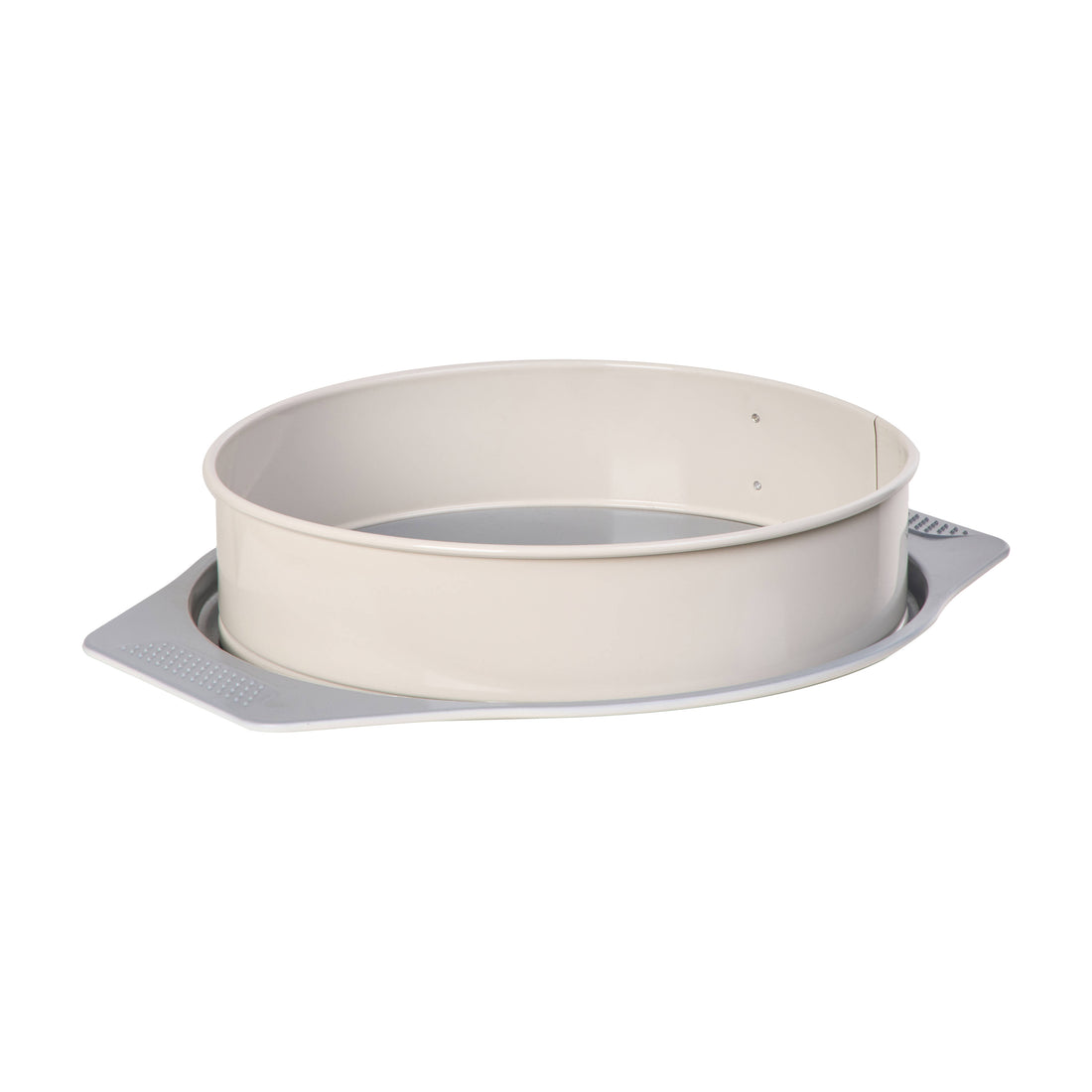 Davis &amp; Waddell Ceramic Non-Stick Springform Round Cake Pan Cream