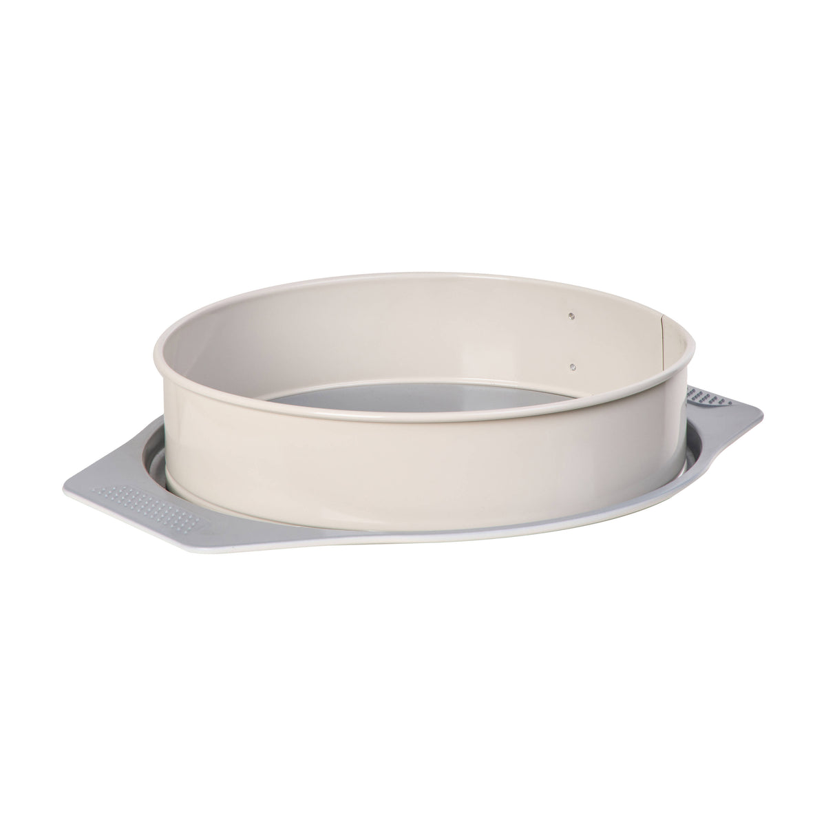 Davis &amp; Waddell Ceramic Non-Stick Springform Round Cake Pan Cream