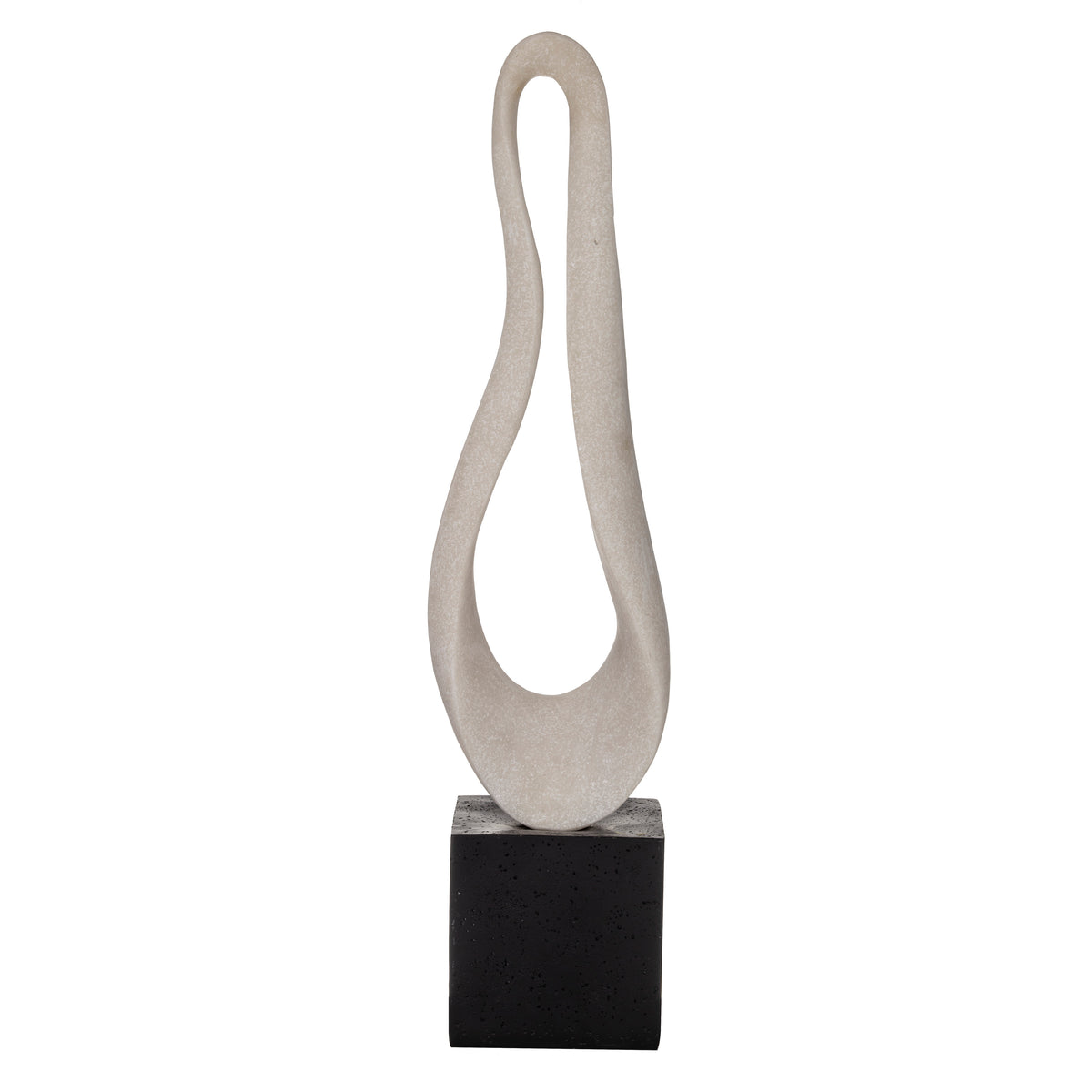 Grand Designs Ryland Sculpture Off White &amp; Black