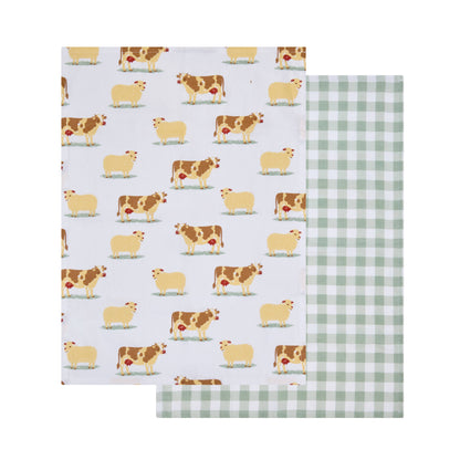 Davis &amp; Waddell Homestead Tea Towel 2pcs Set Multi-Coloured