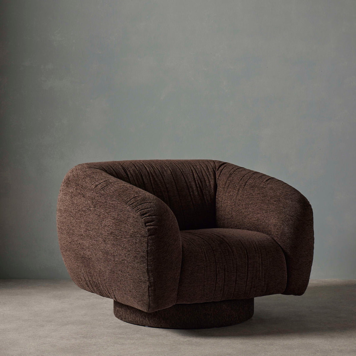 Grand Designs Nolan Swivel Chair Brown