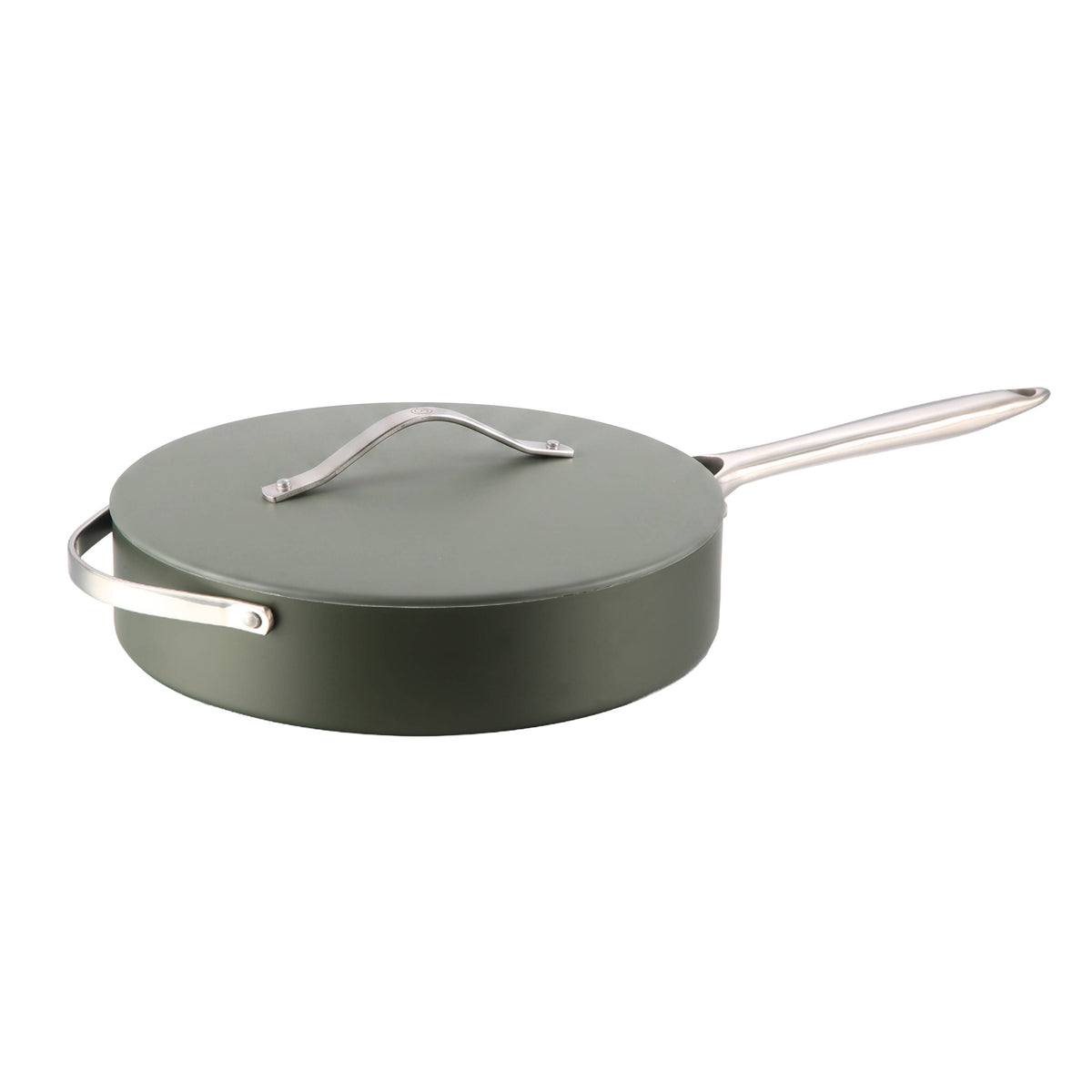 MasterChef Sage Elementa Saute Pan with Lid Sage &amp; Cream