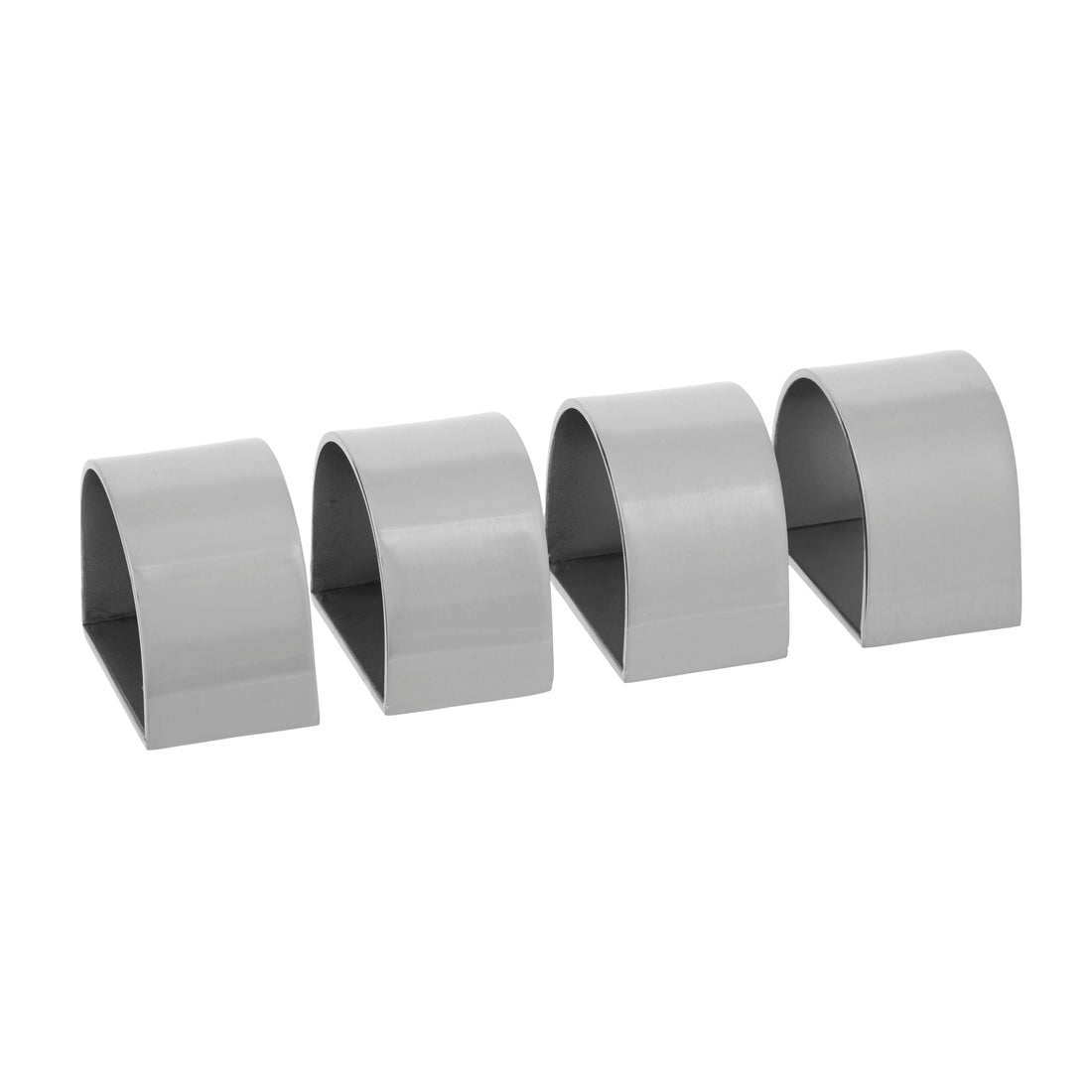 Amalfi Sorrento Napkin Rings Silver 4pcs Set Sliver