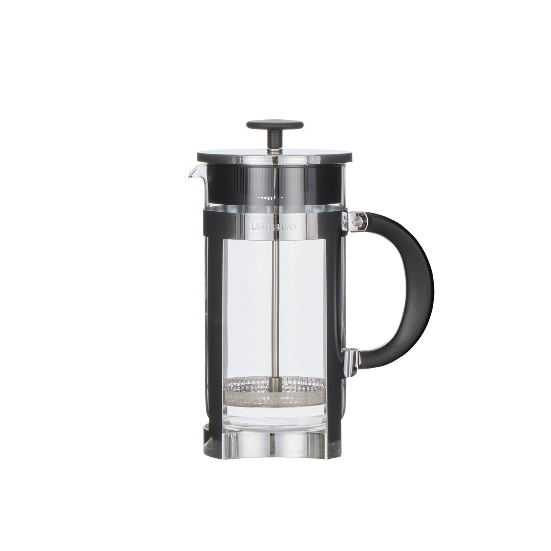 Leaf &amp; Bean Glass Press Plunger Clear &amp; Stainless Steel