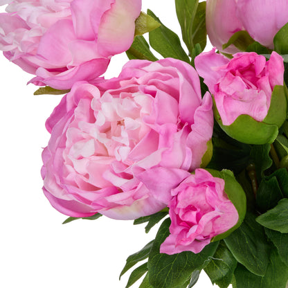 Faux Peony - Sphere Vase| Pink -  35cm