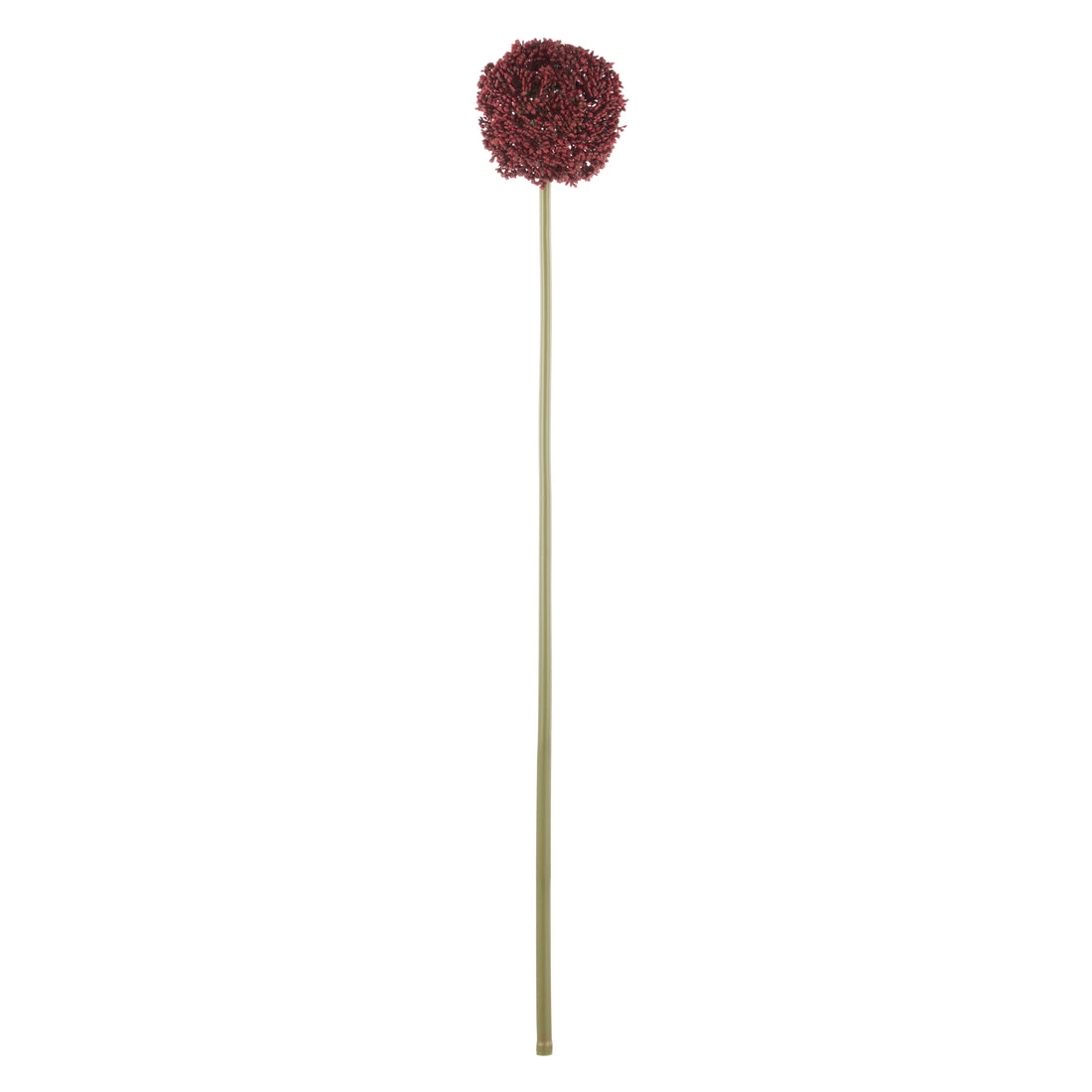 Faux Allium Stem | Burgundy -  76cm