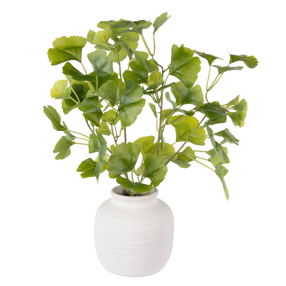 Faux Gingko Mix - Neven Vase | Green - 50cm