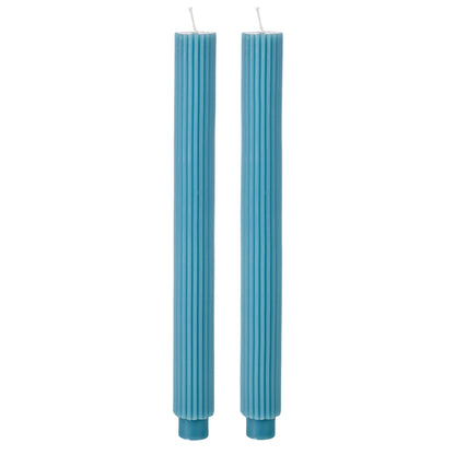 Amalfi Roma Dinner Candle 2pcs Set Blue-Green