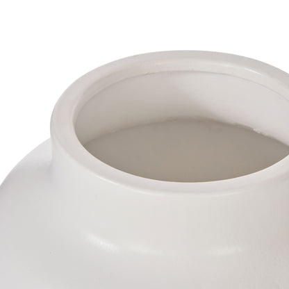 Oakley Vase | White -  27.5cm