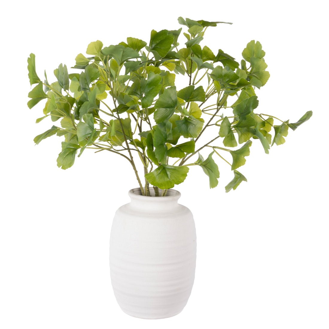 Faux Gingko Mix - Neven Vase | Green - 73cm