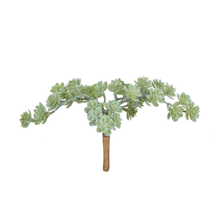 Faux Mini Houseleek Spray | Green - 15cm