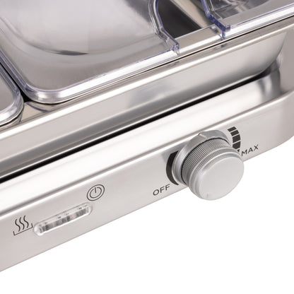 Davis &amp; Waddell 3 in 1 Bain Marie &amp; Warming Tray Stainless Steel