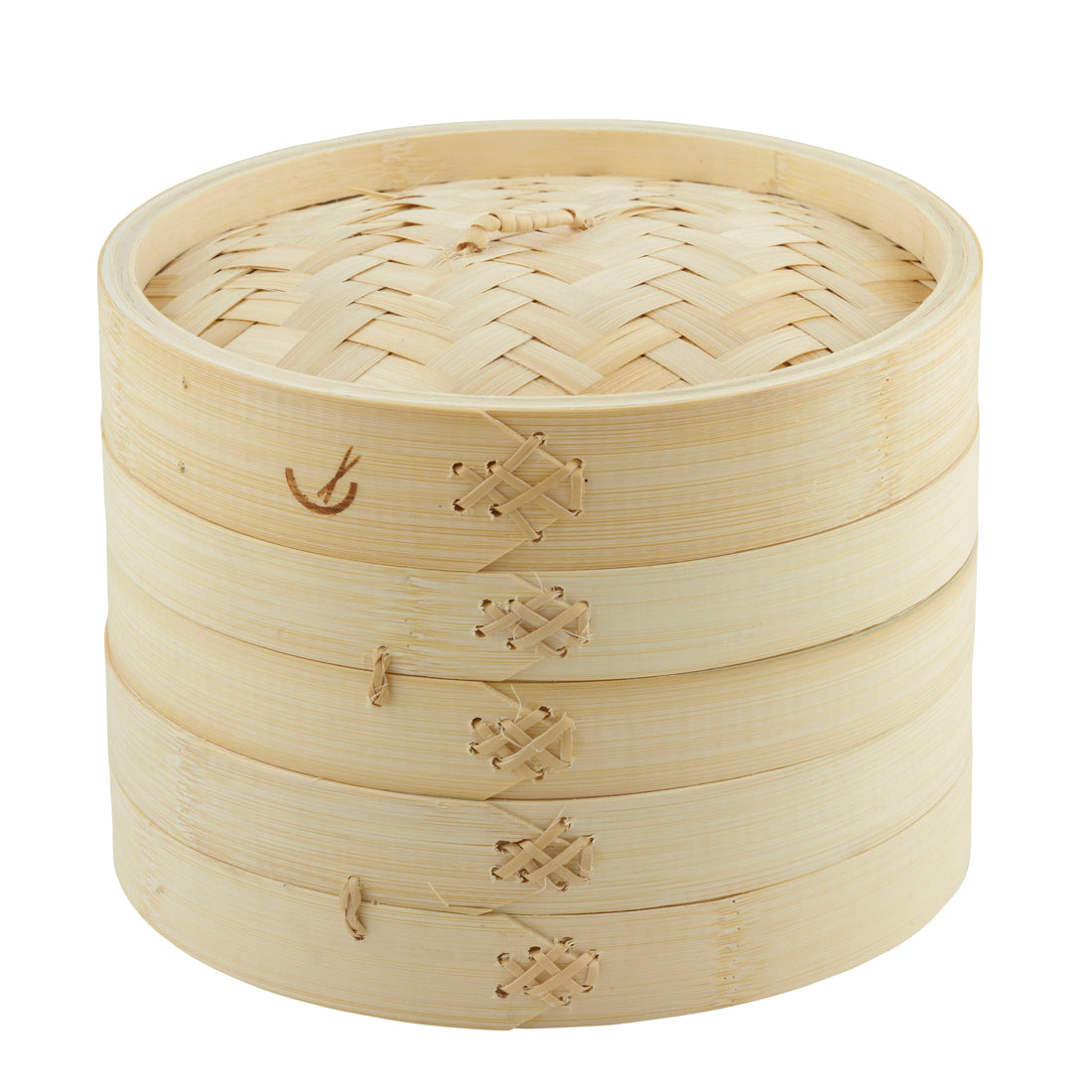 Davis &amp; Waddell 2 Tier Bamboo Steamer Natural