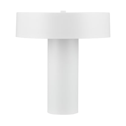 Amalfi Thiago Metal Table Lamp White