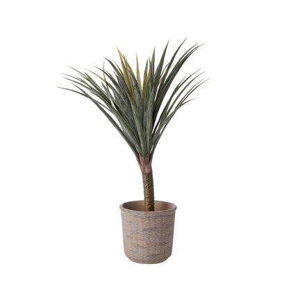 Rogue Cement Round Weave Vessel Grey/Brown
