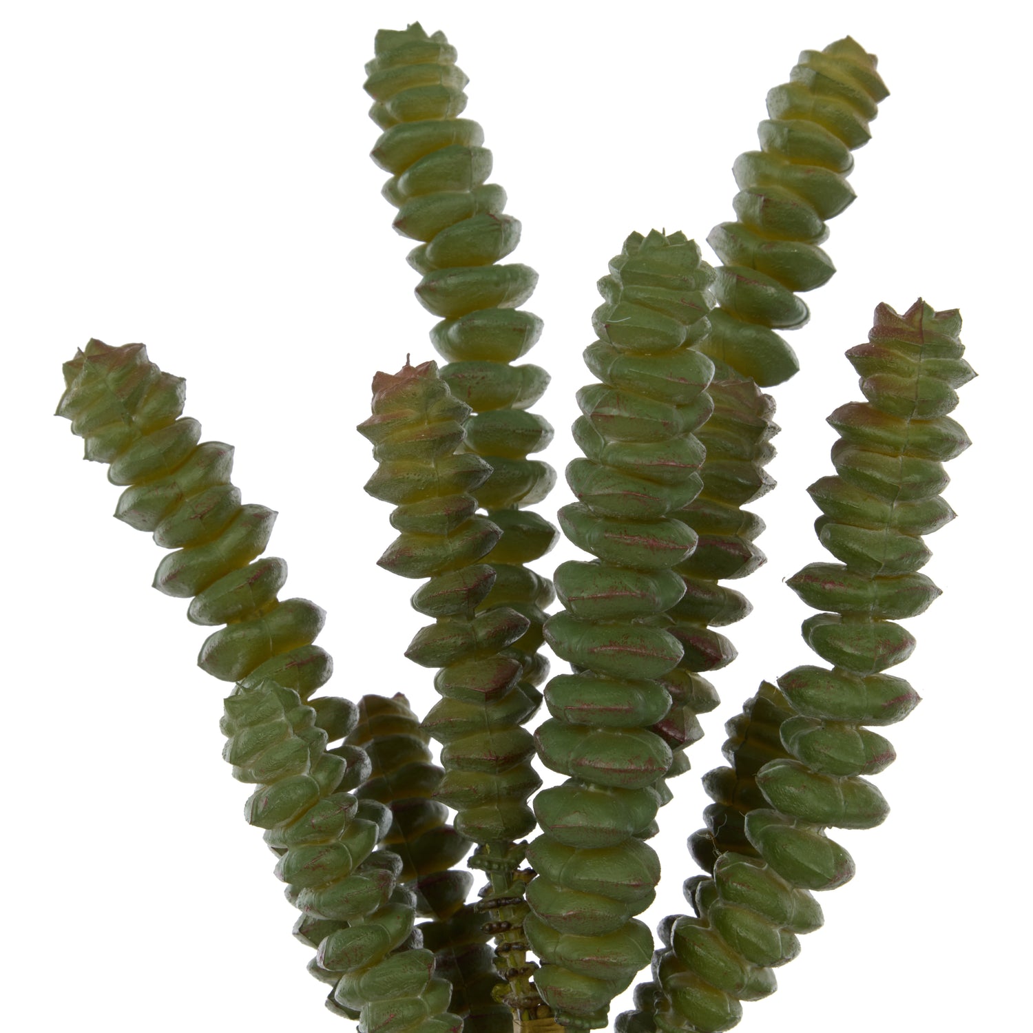 Faux Jade Necklace Spray | Green  -  20cm