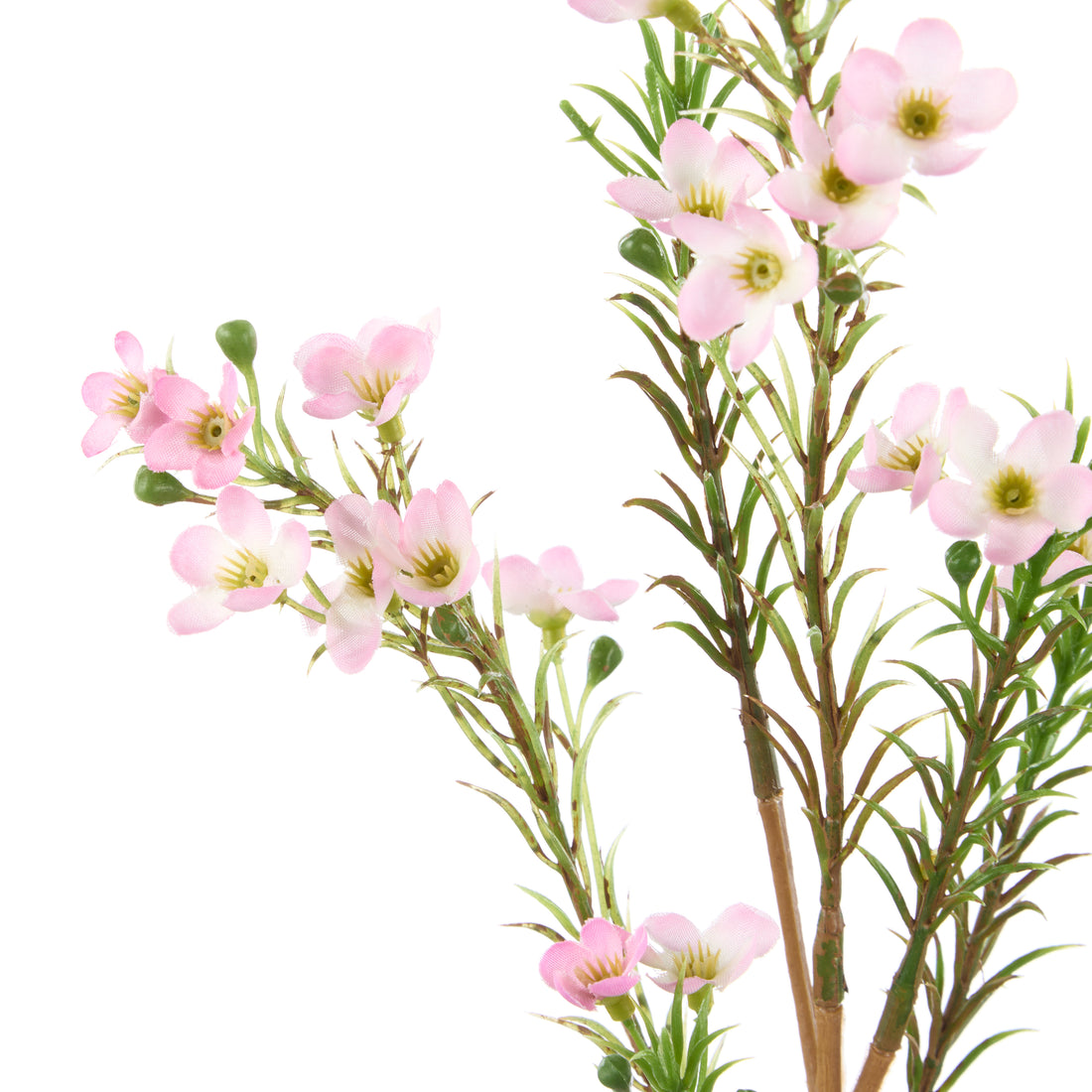 Faux Wax Flower Spray | Pink - 65cm