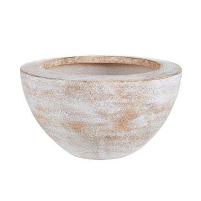 Rogue Earthenware Rim Bowl Large Grey