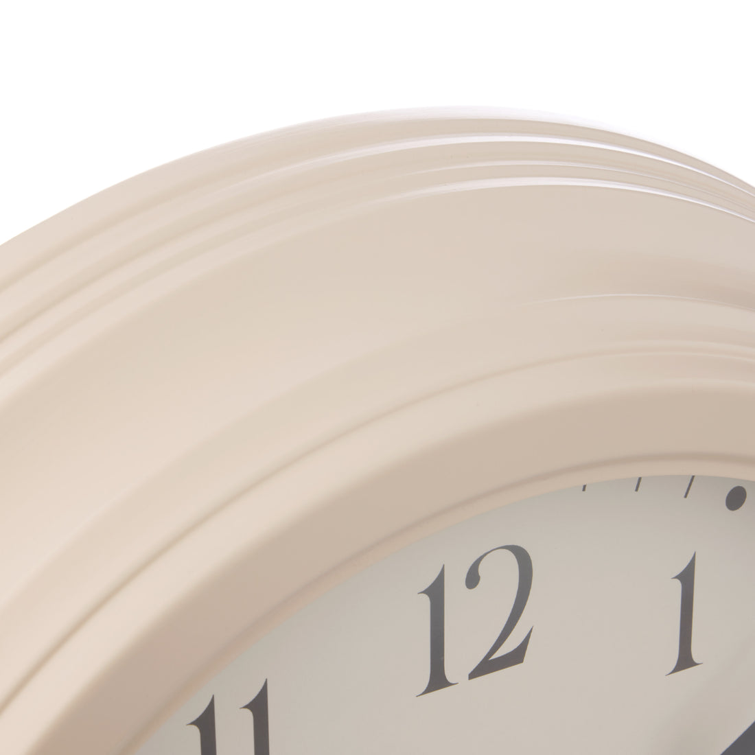 Society Home Marlow Wall Clock White &amp; Cream